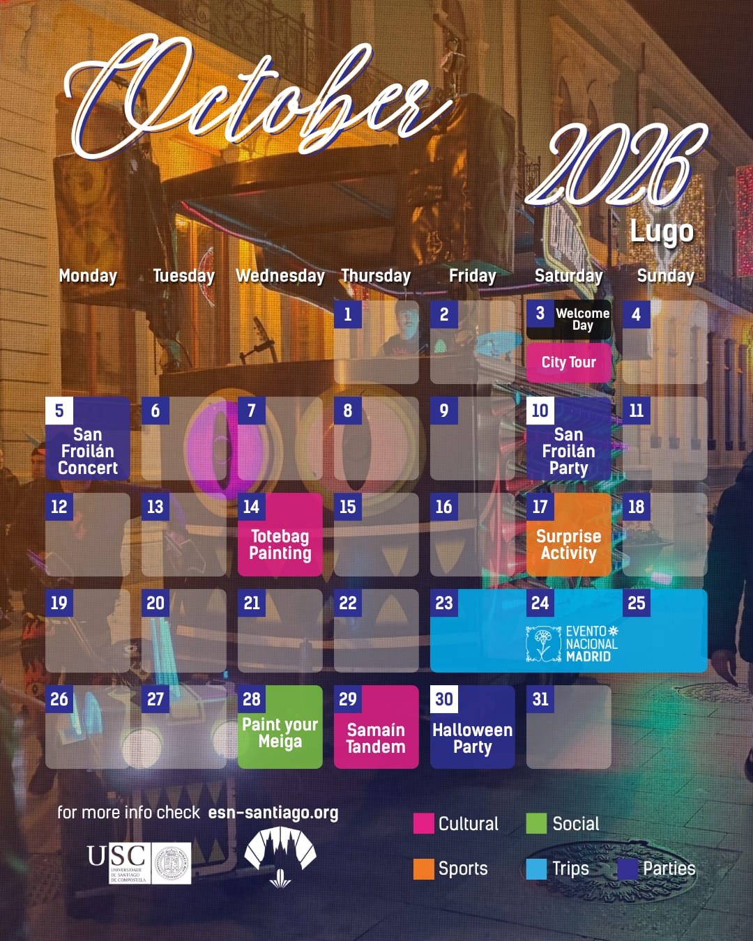Eventos del mes en Lugo